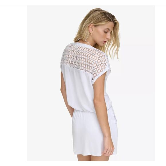 Calvin Klein Swim Cover Up Tunic White Size L XL - Picture 4 of 12